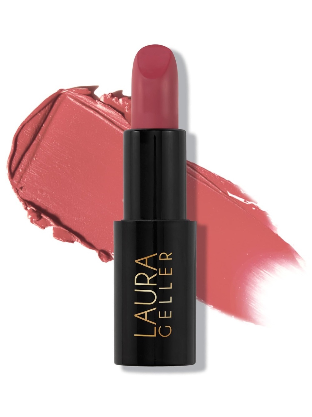 Laura Geller Modern Classic Cream Lipstick Real Rosy NIB Rose-Mauve Lipstick